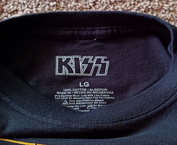 KISS Black T-Shirt, Heavy Metal Glam Rock Band, W… - image 6