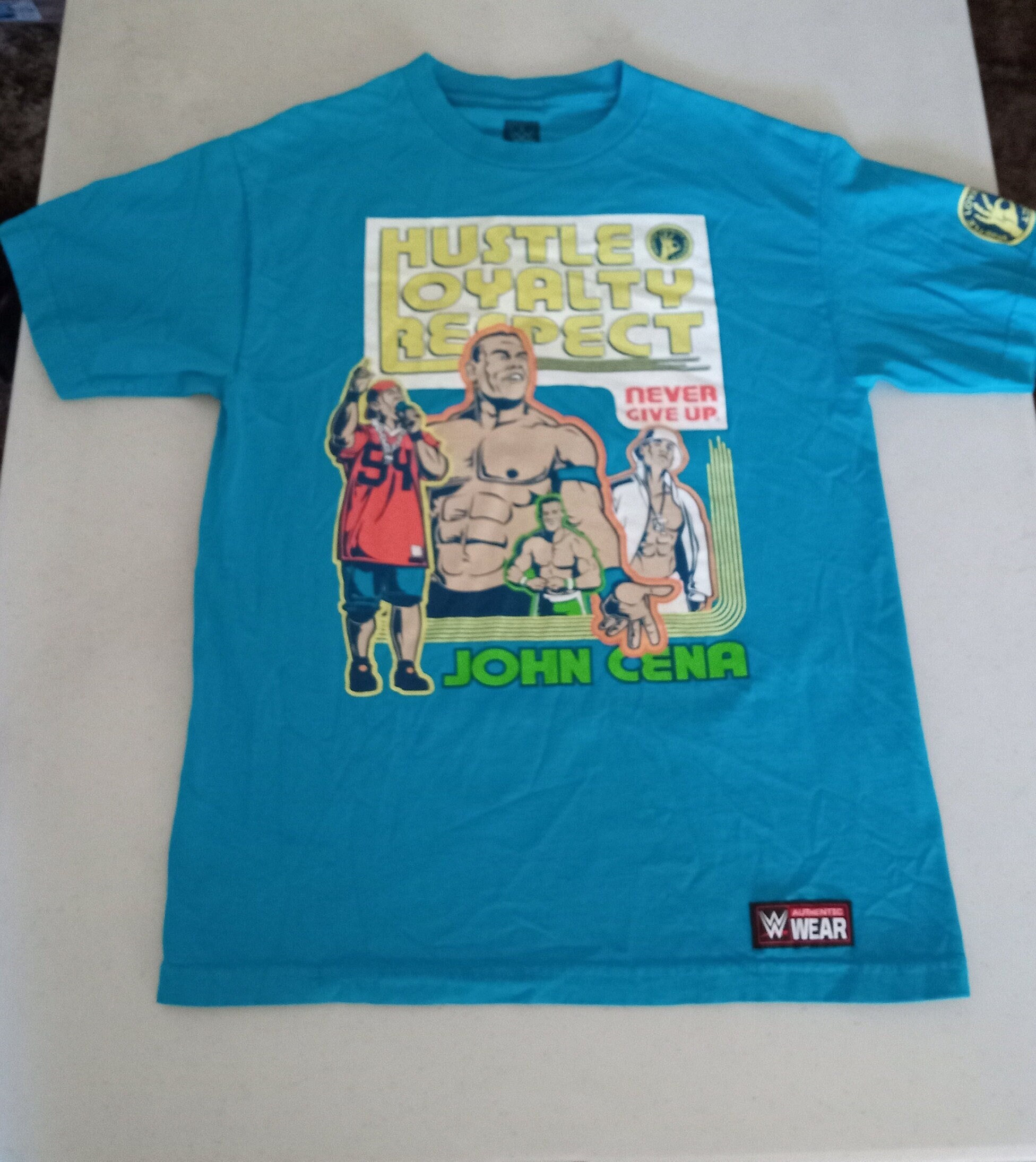 John Cena Jr. T-shirt Unisex Light Blue 