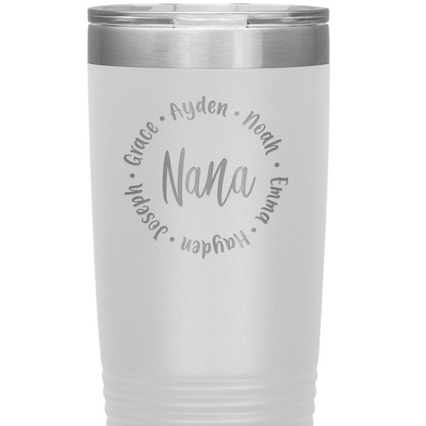 Custom Mothers Day Gift - Gifts for Grandma - Mother's Day Gifts - Birthday Gift for Mom - Mom Tumbler - Gifts from Kids - Grandparents Gift