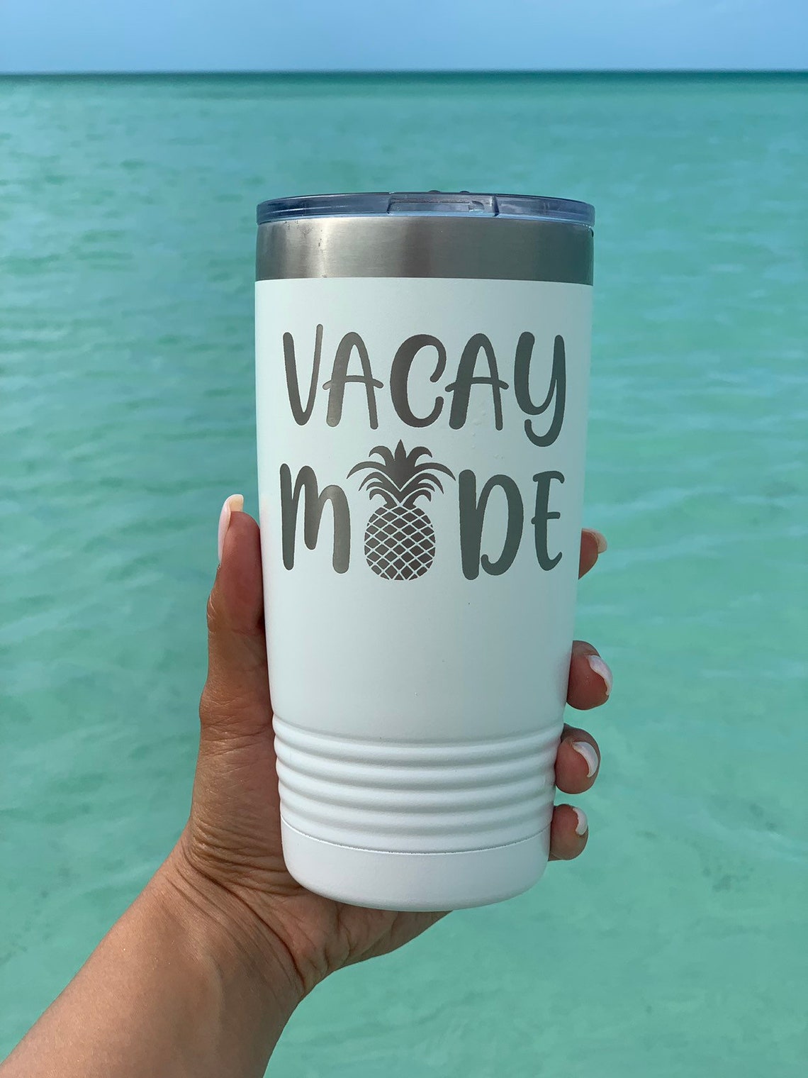 Vacay Mode Tumbler Vacation Cups Beach Mode Beach Etsy