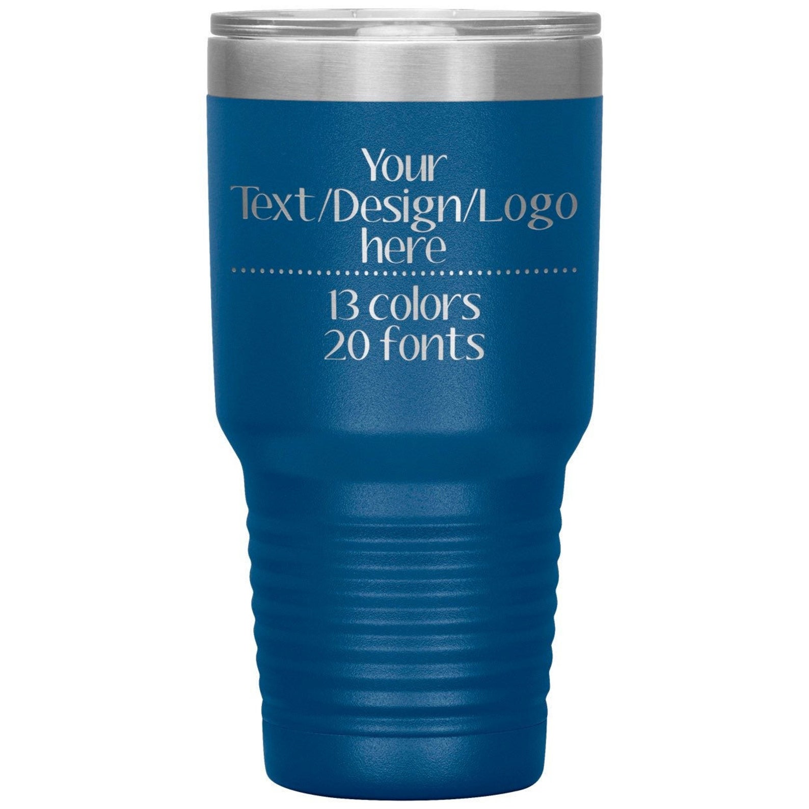 Custom Tumbler Personalized Tumbler Custom Text Tumbler Etsy