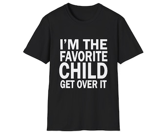 T-shirt enfant préféré, t-shirt familial amusant, chemise humoristique unisexe, cadeau pour frères et sœurs, tenue décontractée de tous les jours