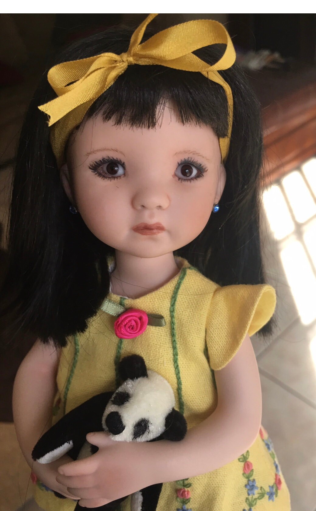 repainting porcelain dolls