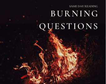 Burning Questions - Same Day Reading  | Psychic Reading | Same Day