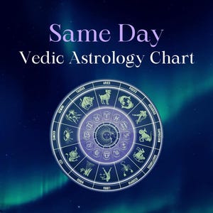 Lectura de la Carta Astral Védica PREGUNTAS PERSONALIZADAS - Lectura el mismo día / Predicciones de Astrología Védica / Lectura de la Carta Natal