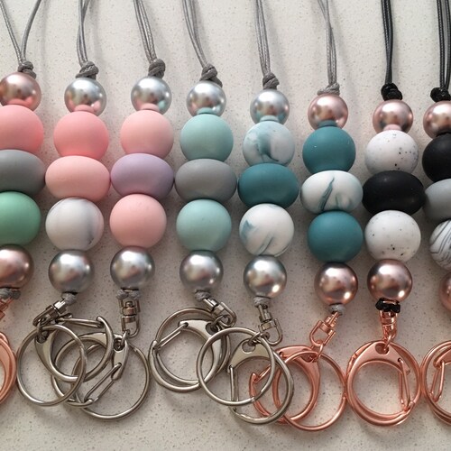 Silicone Bead Lanyards Etsy