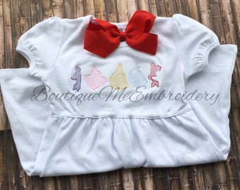 Vintage Disney Princess Duvet Dress BELLE SMOCK