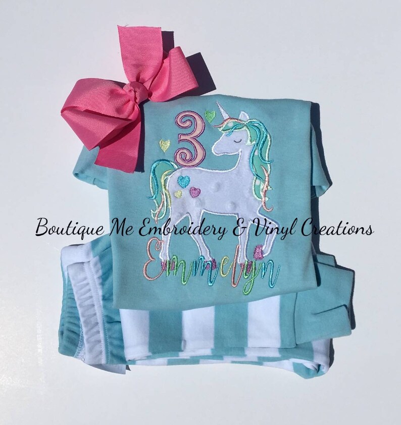 Unicorns Pajamas Toddler Girl's Pajamas Cute Unicorn Pajamas Rainbow