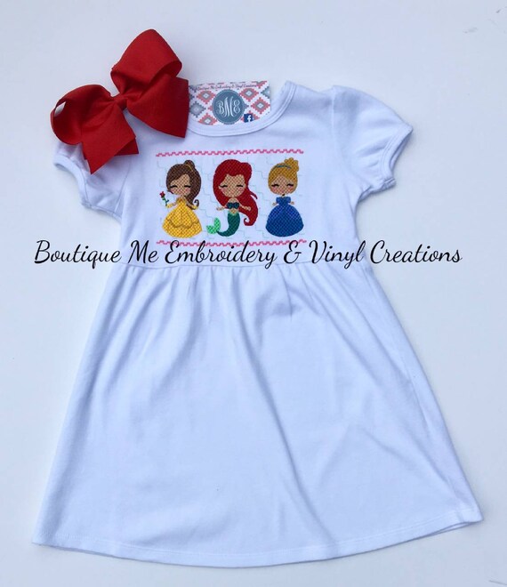 princess smocked dress