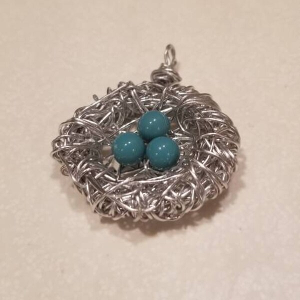 Wire Birds Nest Etsy