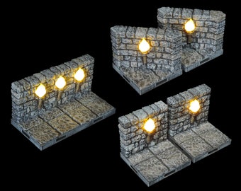 Dungeon LED Torch Wall Options (DragonLock)