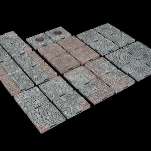 Village Small Street Tile Options (DragonLock)