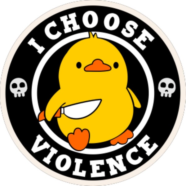 I choose violence Funny Parody kids and adults Digital art t-shirts cutter decals cups wall art décor wallpaper dtf  Files Download only