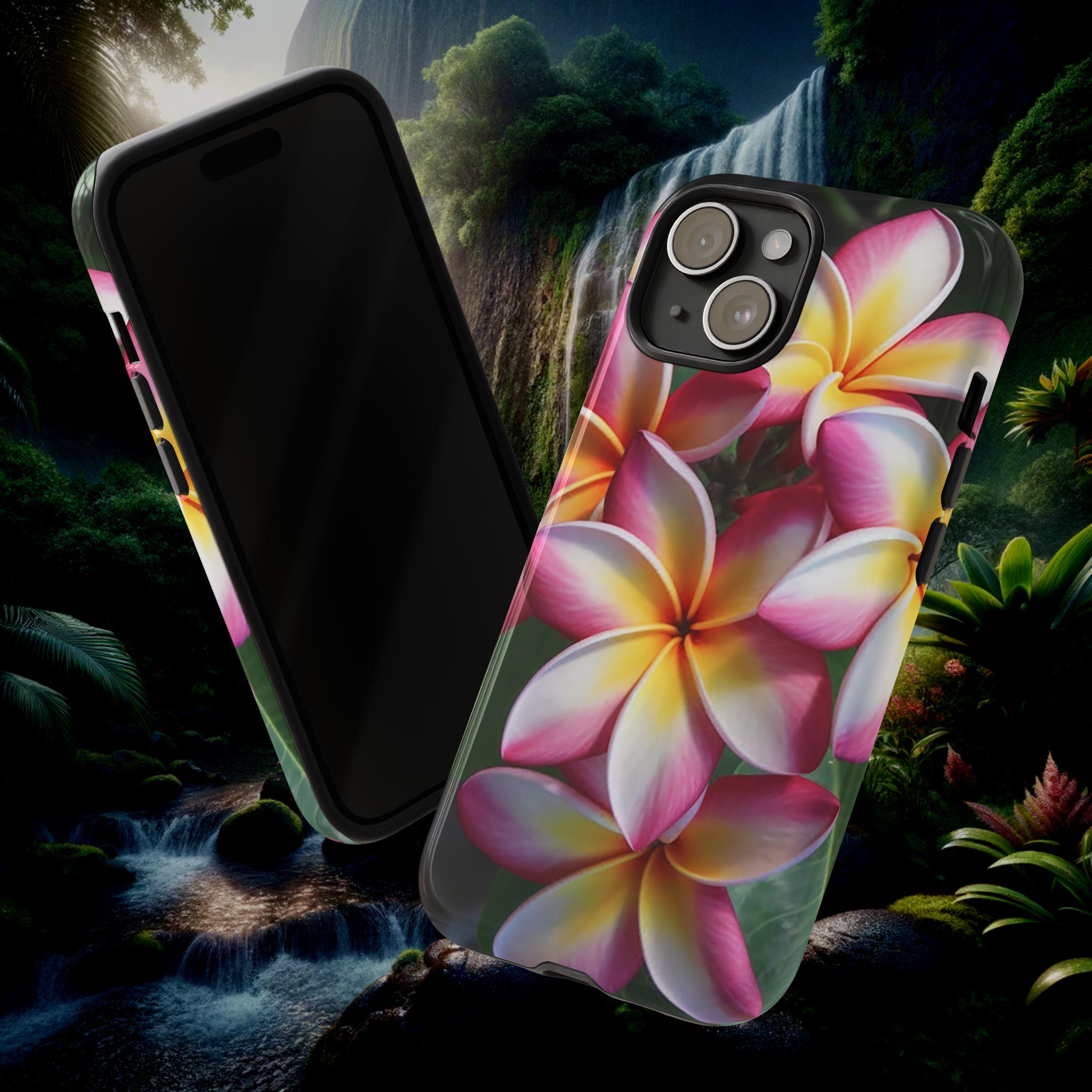 Society6 iPhone4/4S,5用 Plumeria Blossoms Plumeria Flower Phone Grip|phone Accessory |flower Grip