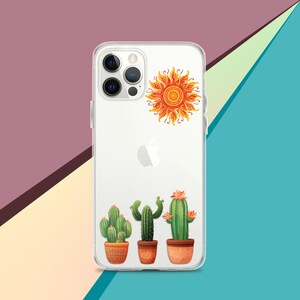 Cactus Clear Case for iPhone 15