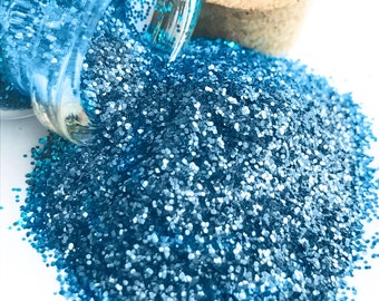 BIODEGRADABLE GLITTER - Eco friendly glitter in Ice Blue Glitter