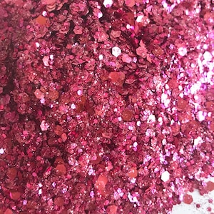 BIODEGRADABLE GLITTER - Eco friendly glitter in Yass Qween PINK