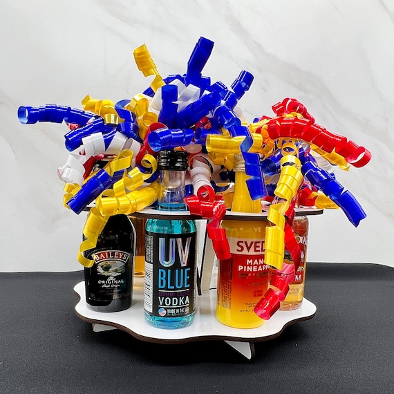 Aazon.co: Shot Cake Party Centerpiece Display For Ini Liquor Bottles