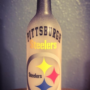 Steelers Light Up Wine Bottle image 2