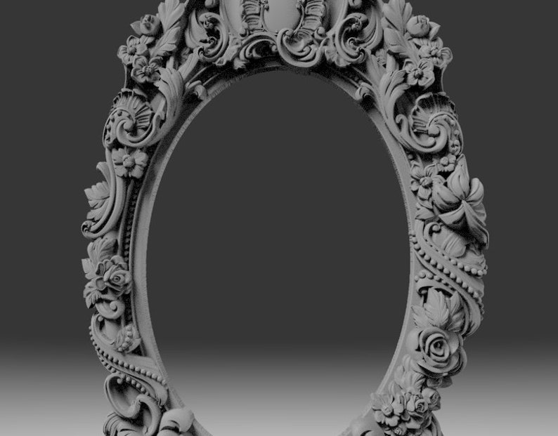 Picture Frame CNC Frame 3D model Picture CNC mill model Frame Etsy