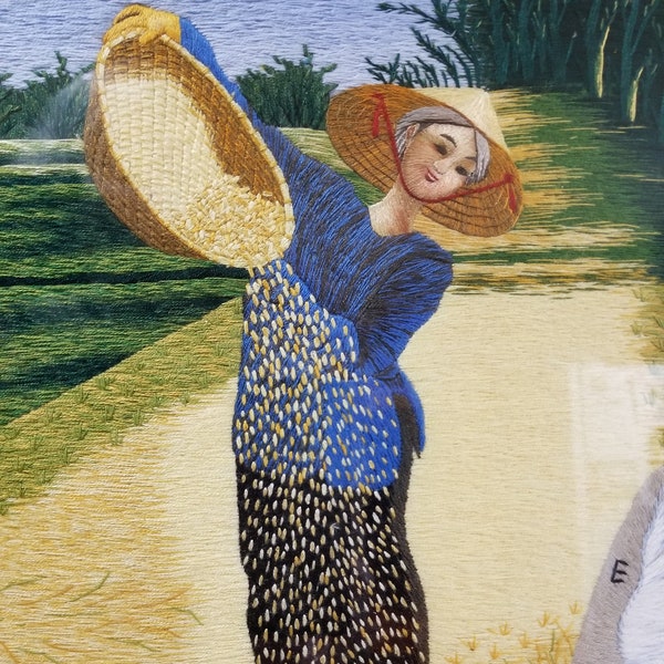 Rice Farm Stitch Etsy