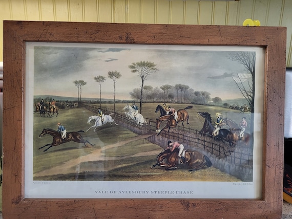 Vale of Aylesbury Steeple Chase by F.C. Turner, Engraving