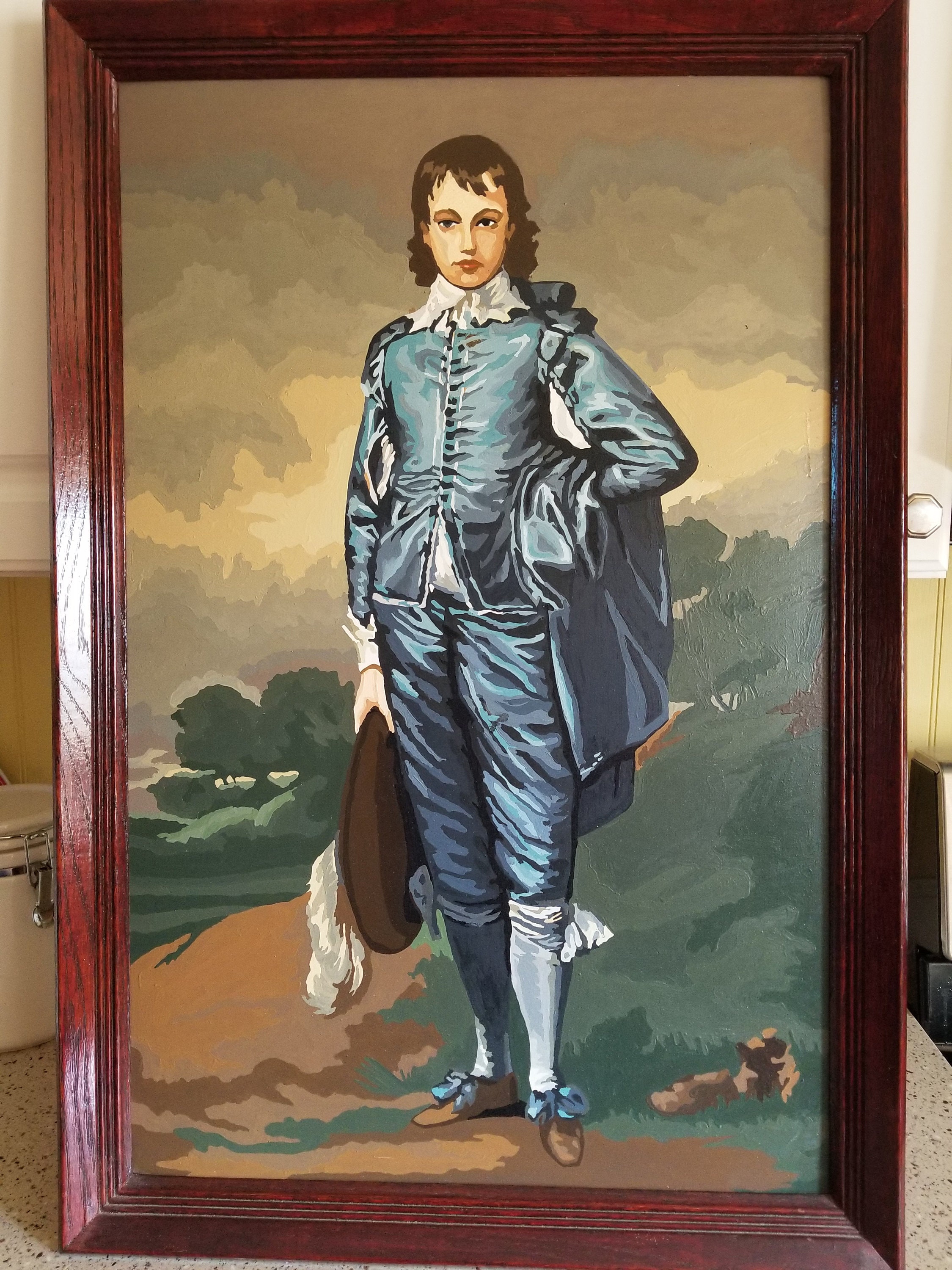 Blue boy painting deals