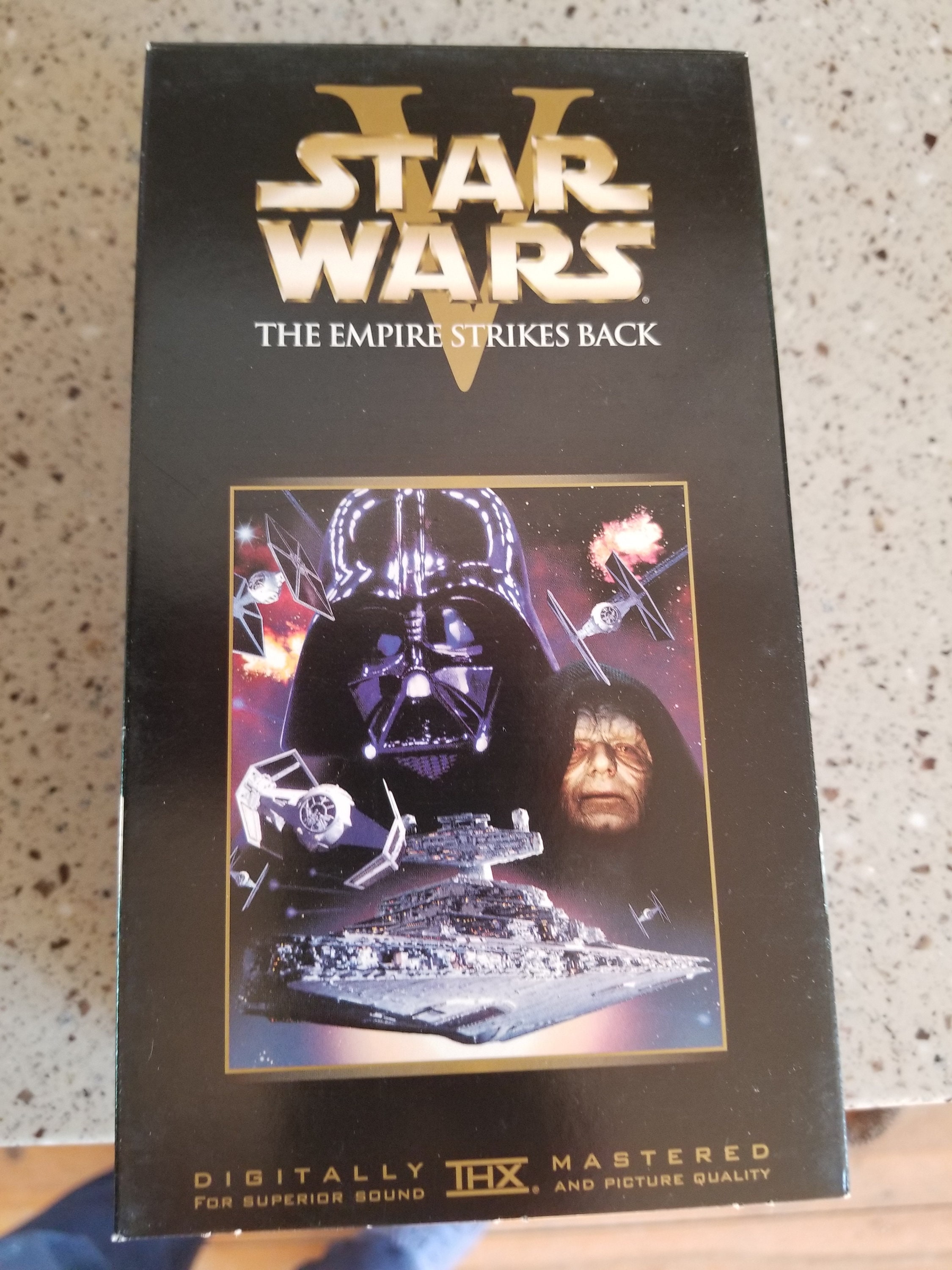 Vintage VHS Star Wars Trilogy, (2000) Return of Jedi, Empire