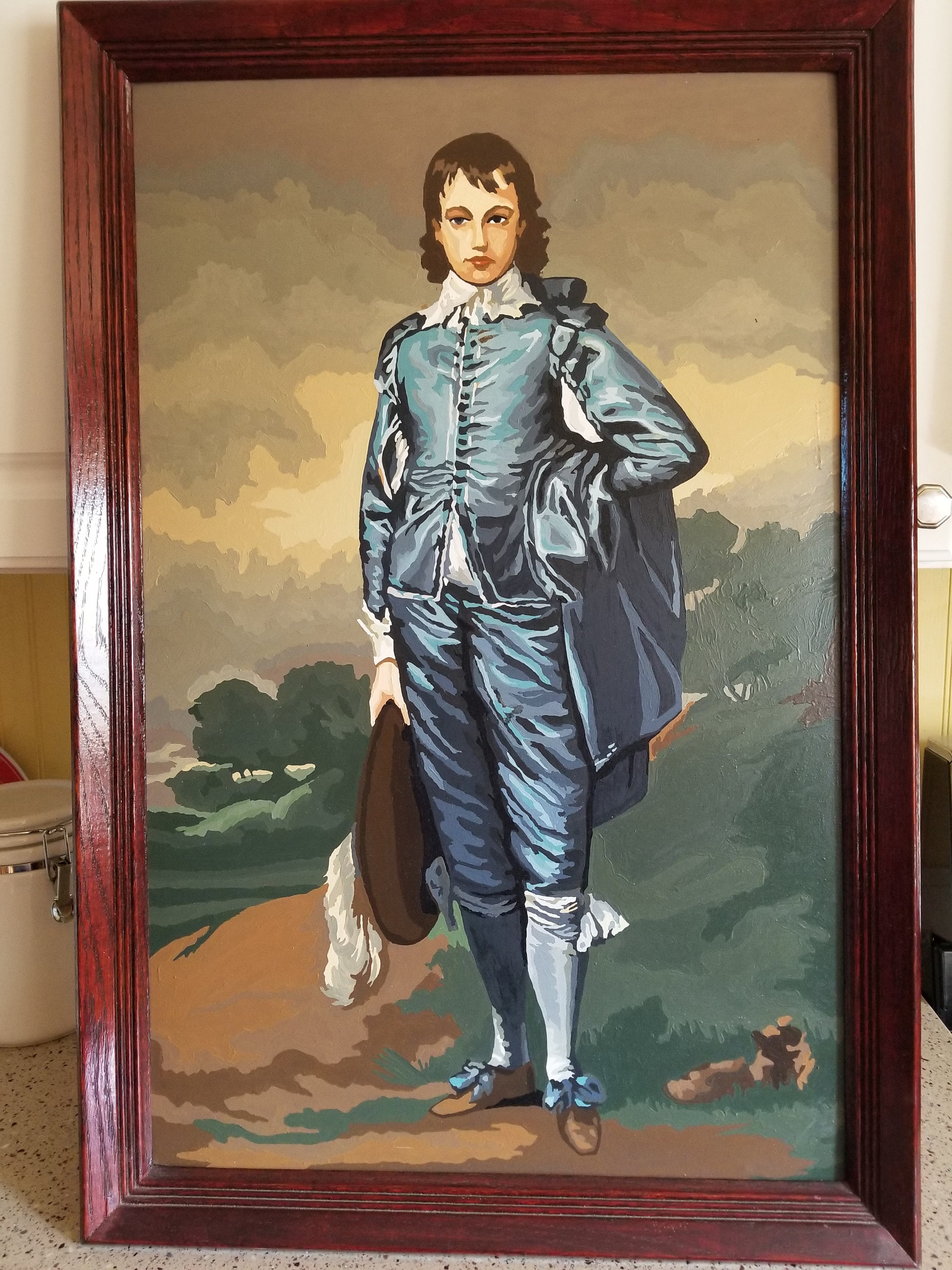 Blue Boy Reproduction Oil Painting of the Famous Painting by Sir