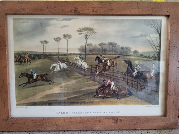 Vale of Aylesbury Steeple Chase by F.C. Turner, Engraving