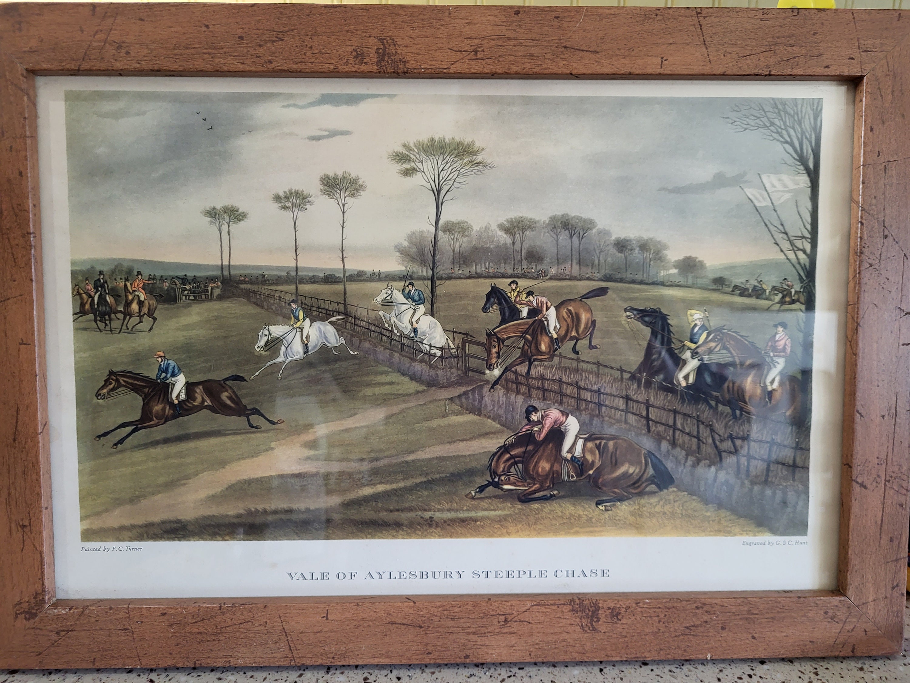 Vale of Aylesbury Steeple Chase by F.C. Turner, Engraving