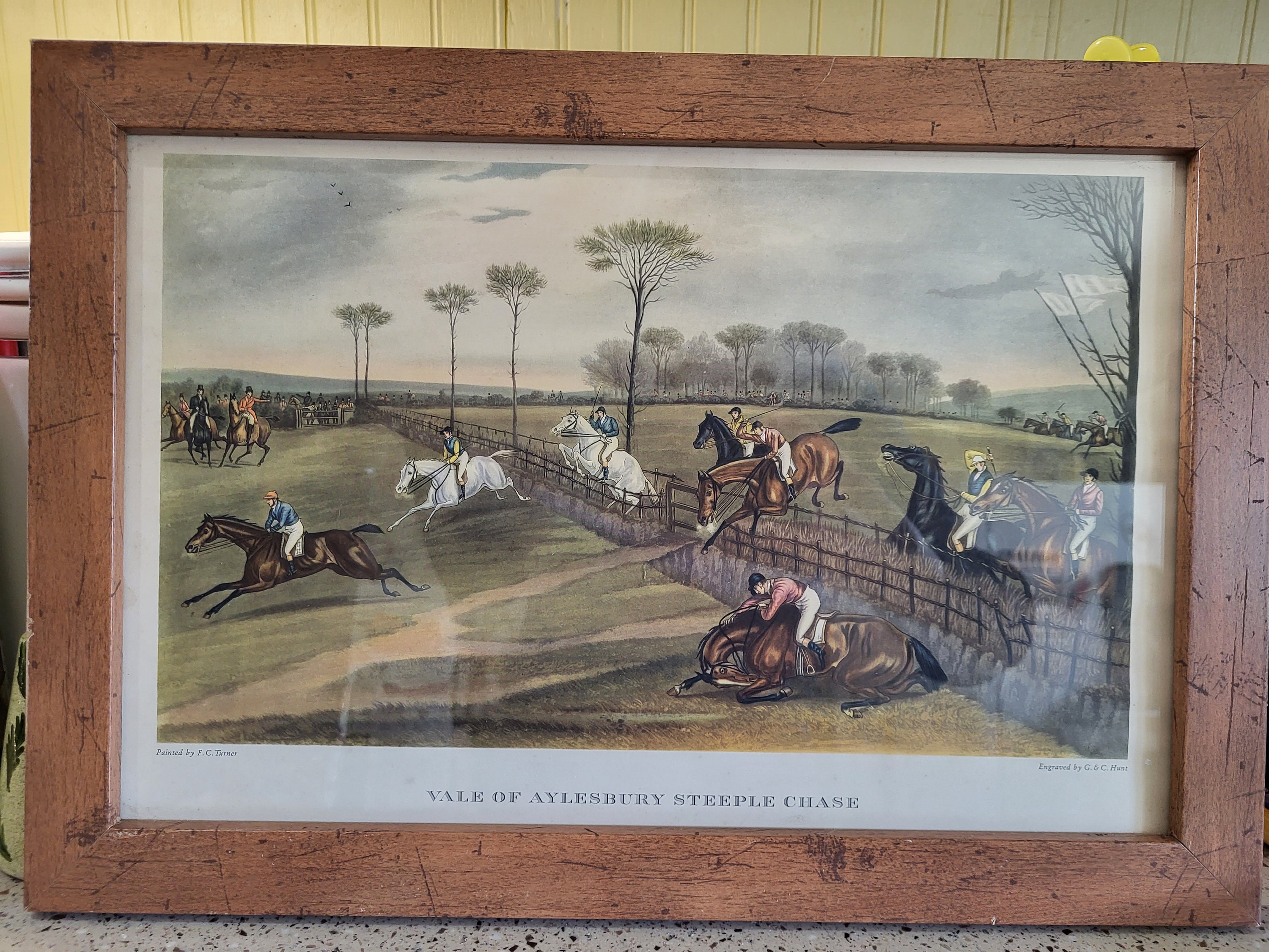 Vale of Aylesbury Steeple Chase by F.C. Turner, Engraving