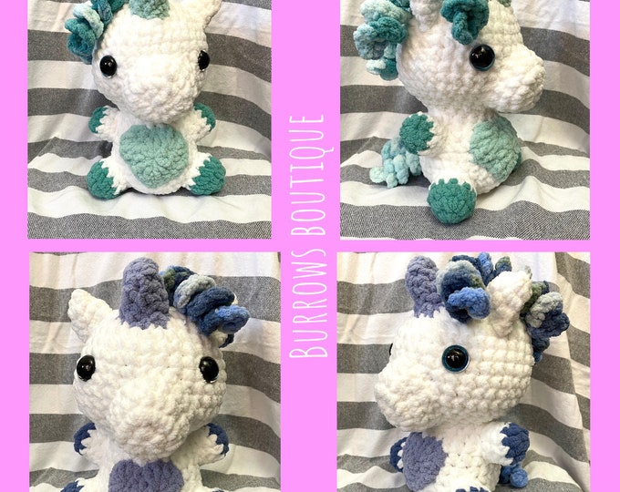 Custom Made To Order Baby Unicorn, Multiple colors, gifts for friends, free shipping, handmade plushie, unicorn plushies