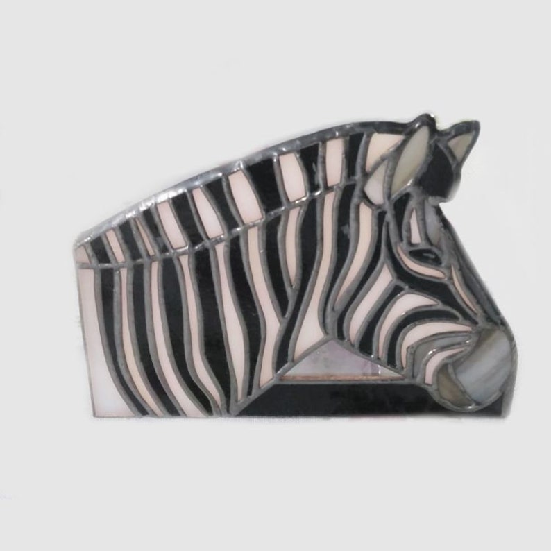 Stained Glass Business Card Holder Paper Clip Holder Etsy