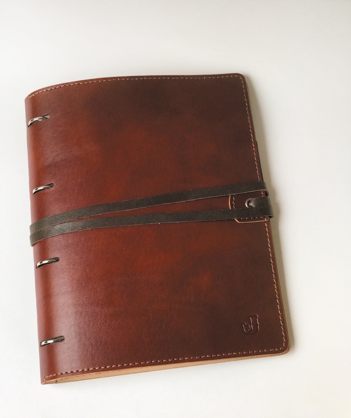 Leather Journal a4 Refillable Journal Large Notebook Cover Etsy
