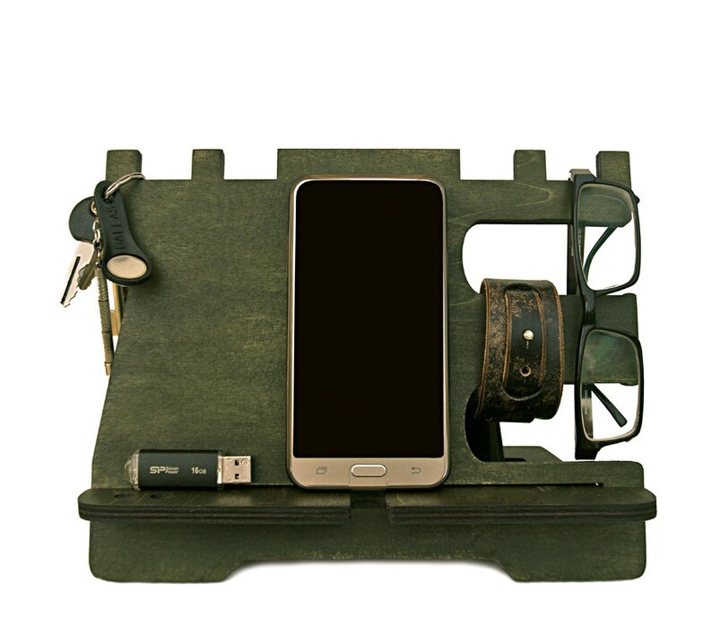Iphone Holder Docking Station Best Dad Ever Groomsmen Proposal Image 0