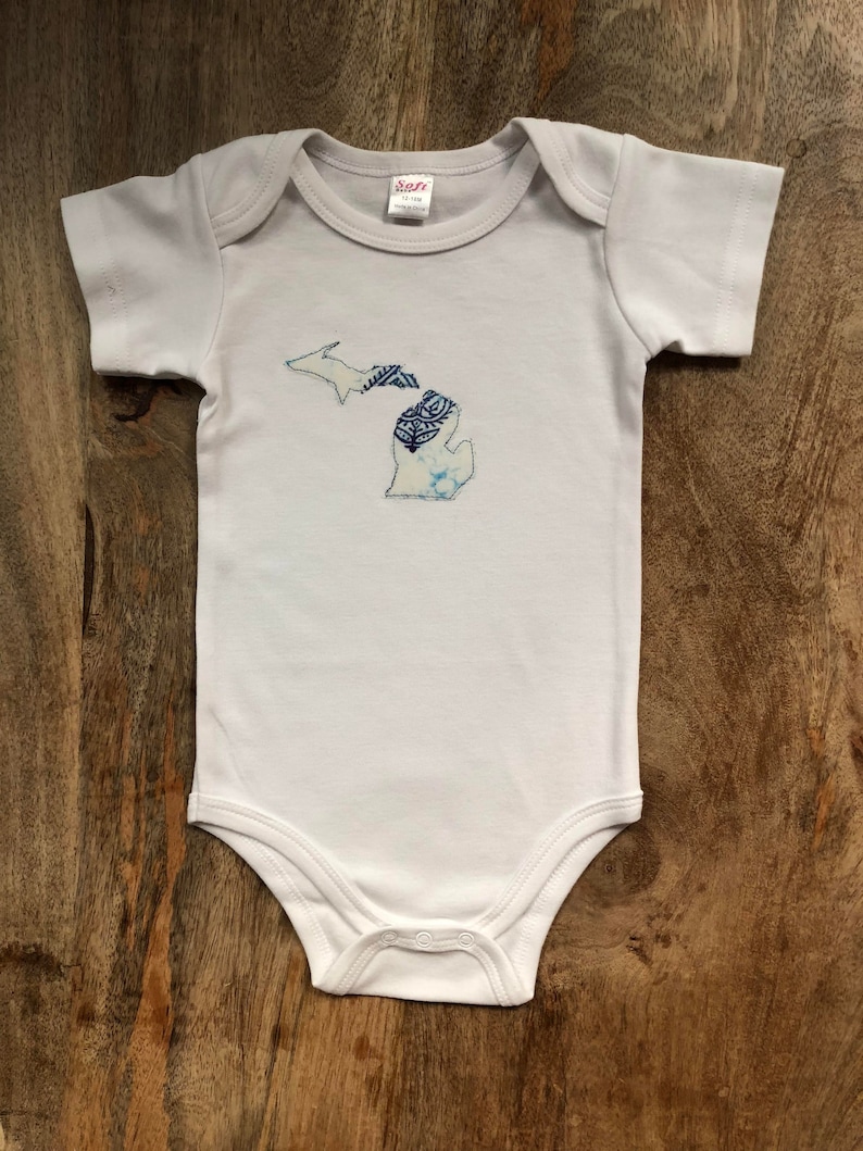 Any State Available Michigan Baby Gift Michigan Baby Onesie State Onesie Fabrics From Around The World Michigan Baby Clothes