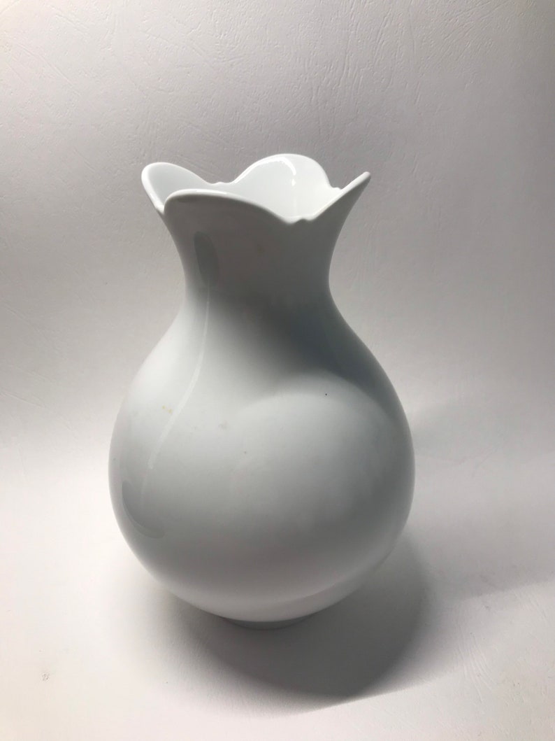 Porcelain Meissen White Vase