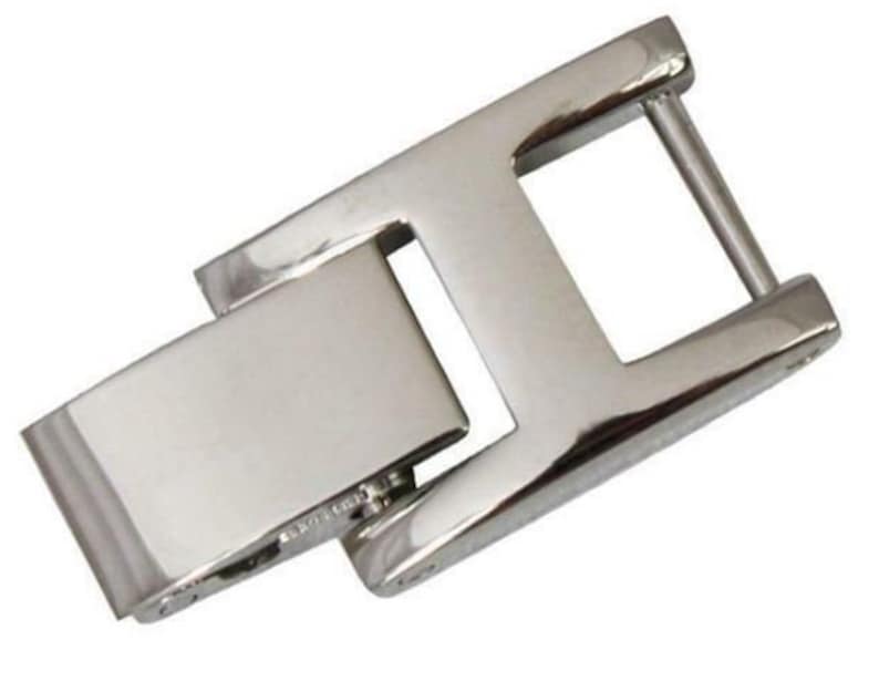 Stainless Steel Silver Wrist Watch Band Bracelet Extender With Fold