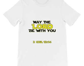 Kann der Herr mit ihr T-Shirt, Christian T-Shirt, Jesus Shirt, Bibel-Vers, 2 Korinther 13:14, glauben Shirt, Gott sei mit euch