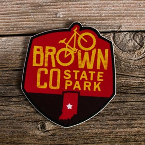 Bike Brown County Indiana Decal