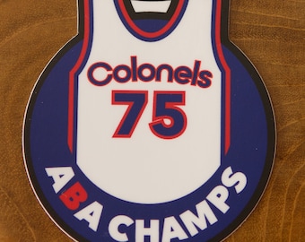 Kentucky Colonels ABA Championship Decal