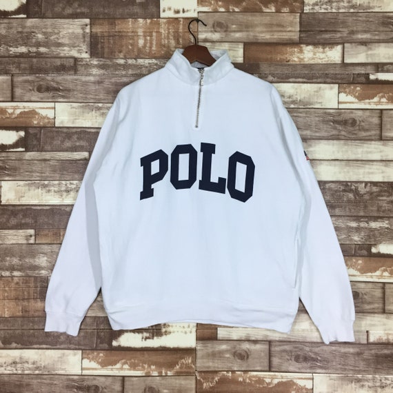 Vintage Polo Sport By Ralph Lauren Sweatshirt Half