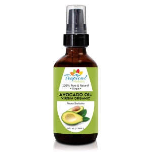 100% Organic Cold Pressed Pure Unrefined Avocado Oil 4 oz