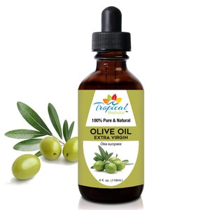Extra Virgin Olive Oil 4 oz - Organic, Cold Pressed & Unrefined