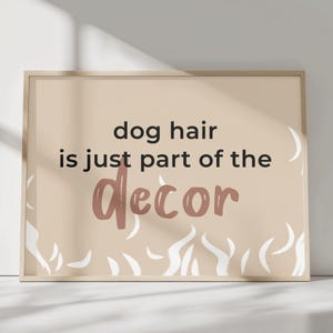 Funny Dog Spa Sign – Hair Background – Customizable Grooming Wall Art – Pet Salon Printable Decor – Dog Wash Poster – Instant Download