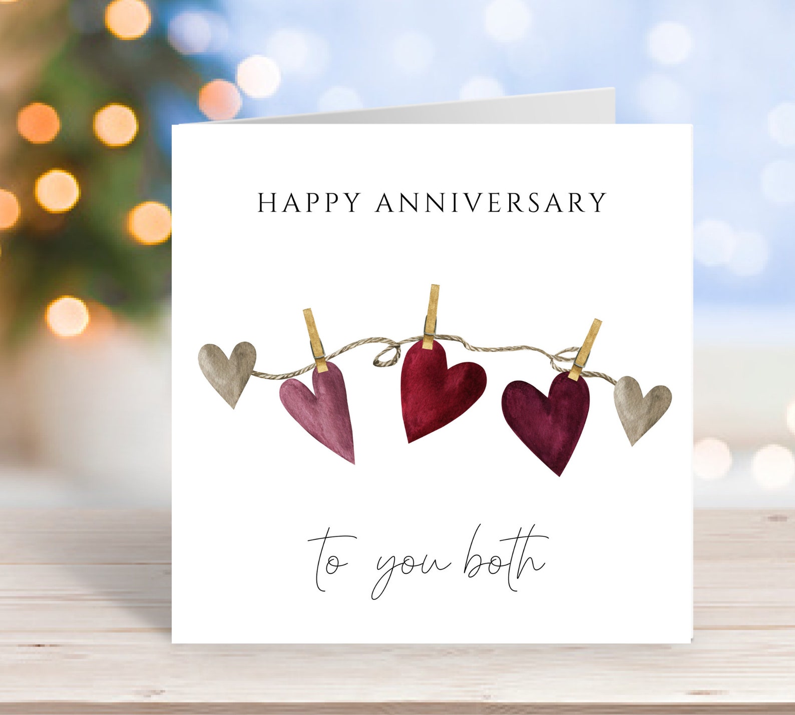 Wedding Anniversary Card, Happy Anniversary to You Both Card ...