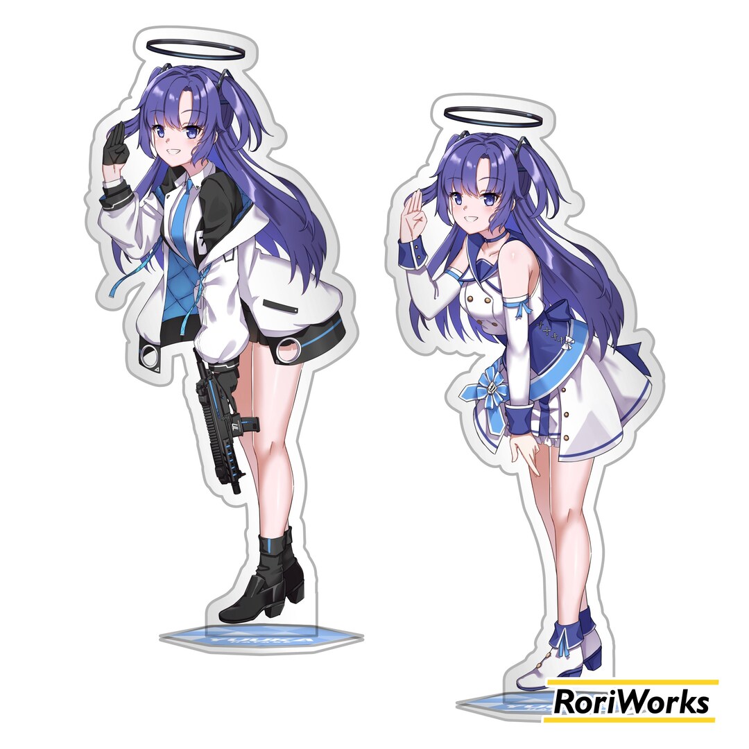 Yuuka blue Archive Anime Acrylic Standee Etsy