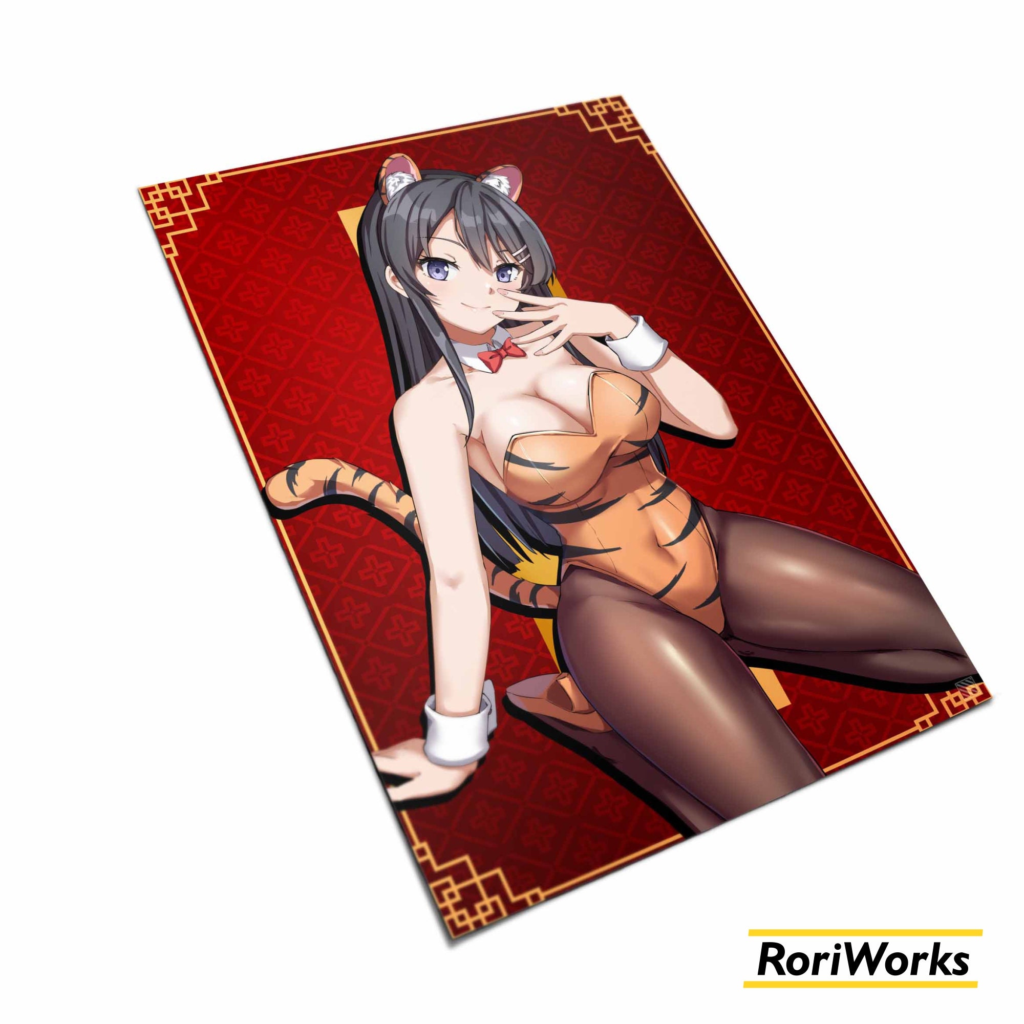 Mai year of Tiger Ver. Anime Art Print - Etsy Australia Mai year of Tiger Ver. Anime Art Print - Etsy Australia