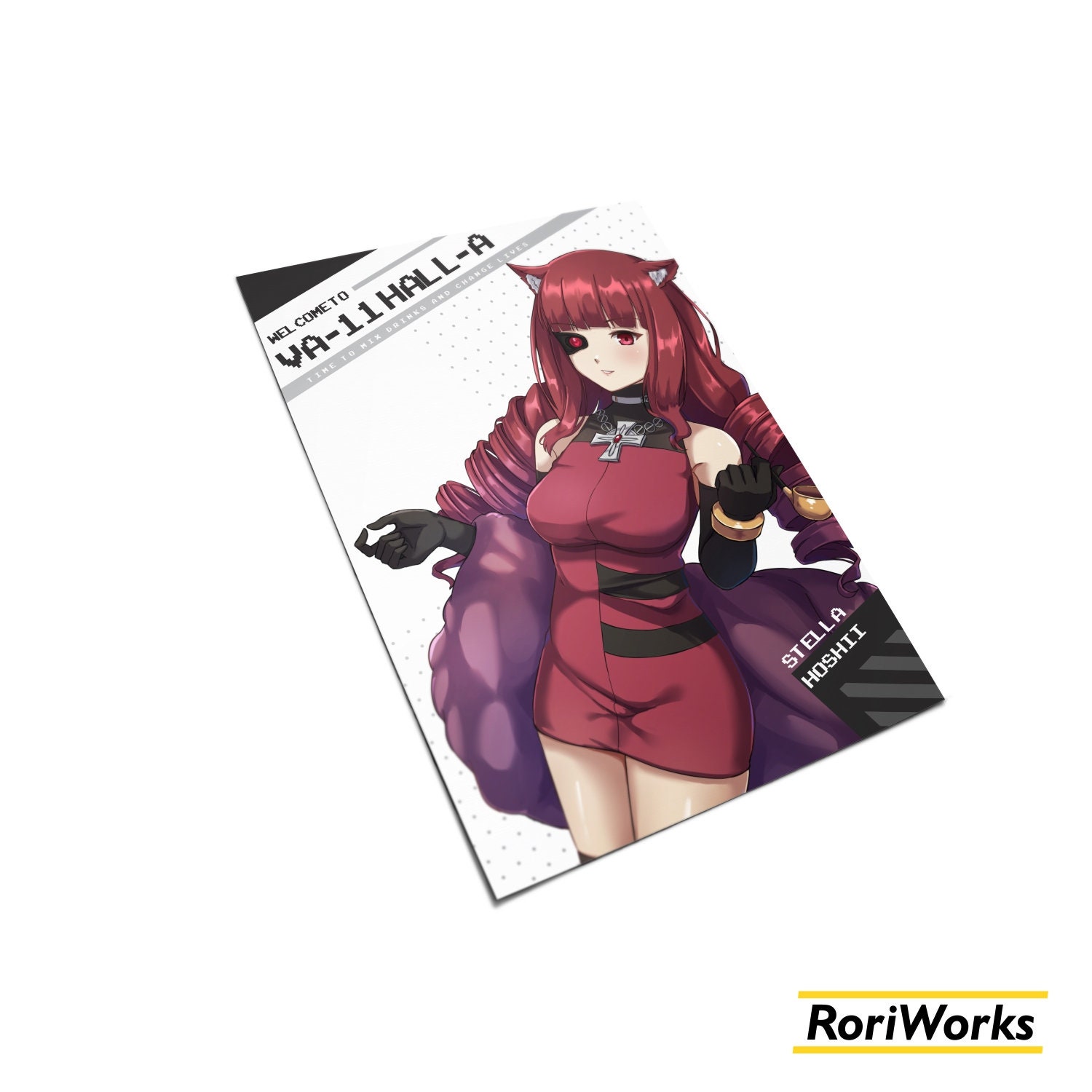 Stella Hoshii Va 11 Hall A Anime Art Print Etsy